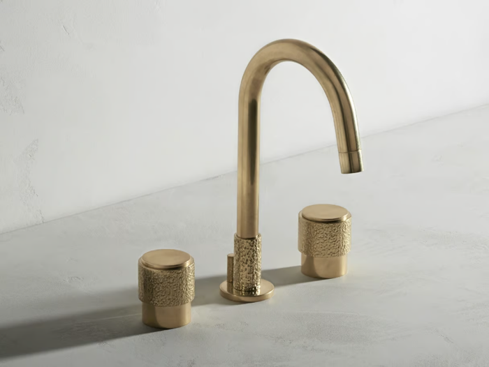 SENSE - 3 hole countertop washbasin tap _ The Watermark Collection